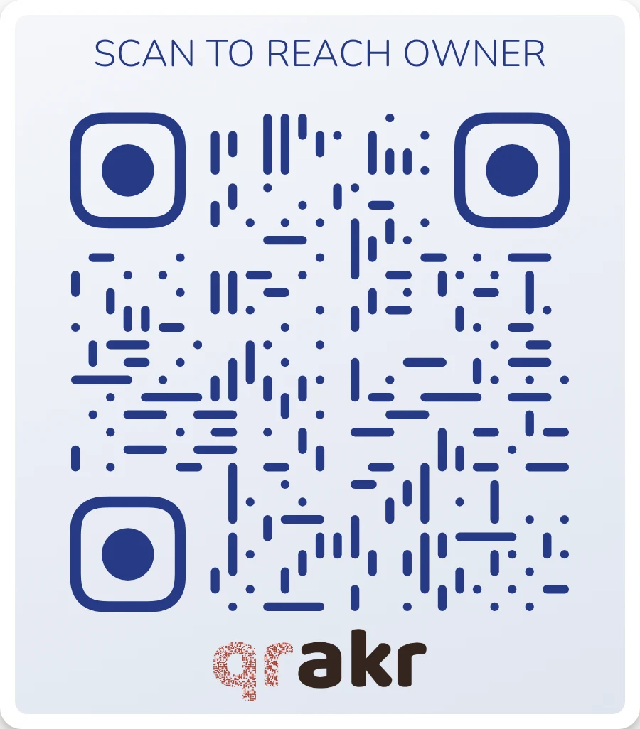 Blue dashes qrakr sticker