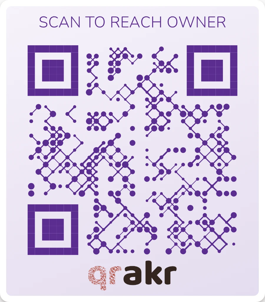 Purple circuit qrakr sticker